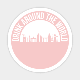 Drink Around the World II Millennial Pink Sticker